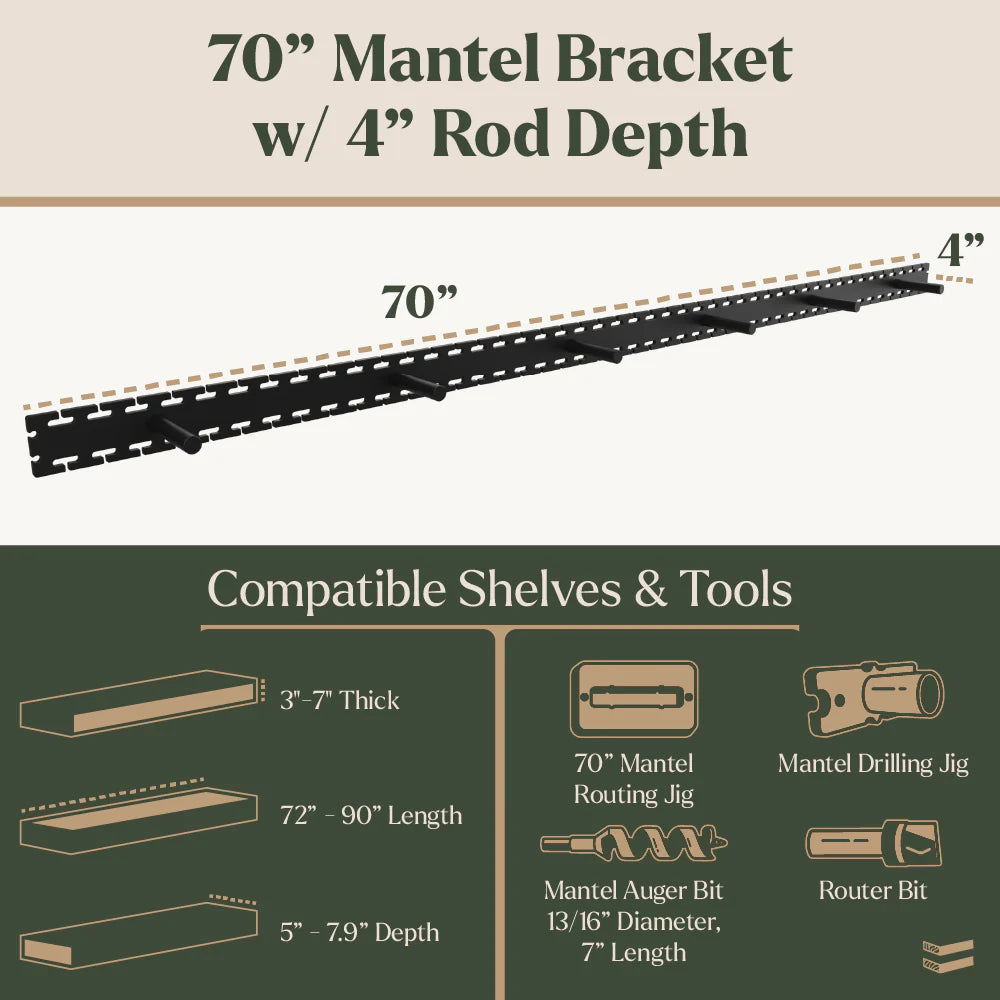 Studlock Mantel Bracket