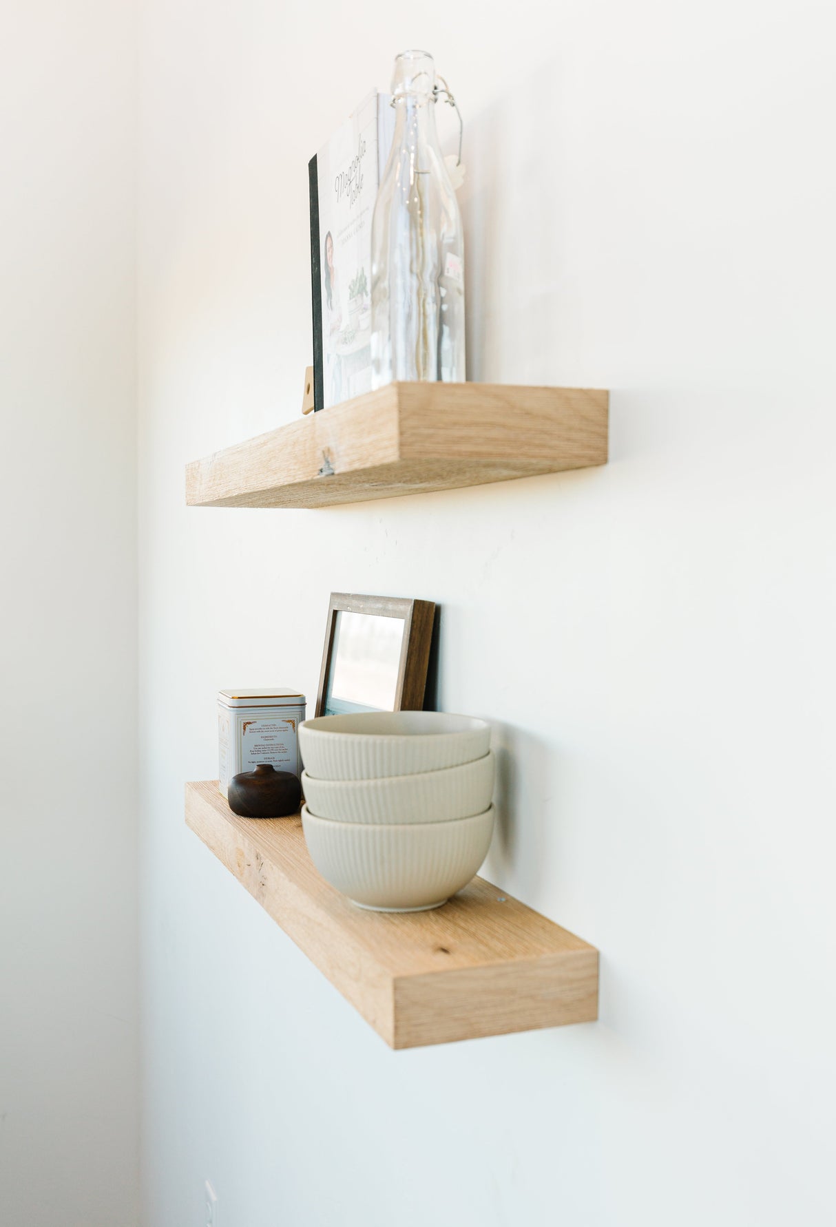 Rustic Set Floating Shelves