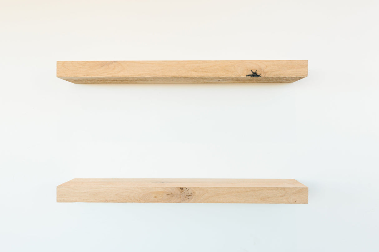 Rustic Set Floating Shelves