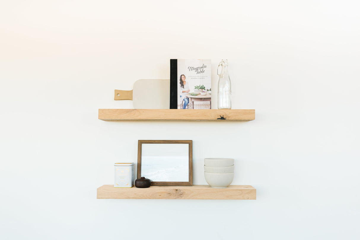 Rustic Set Floating Shelves