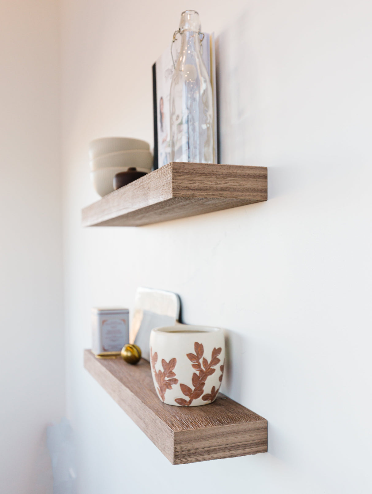 Rustic Set Floating Shelves
