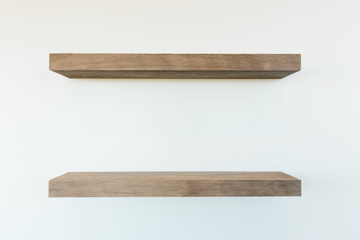 Rustic Set Floating Shelves