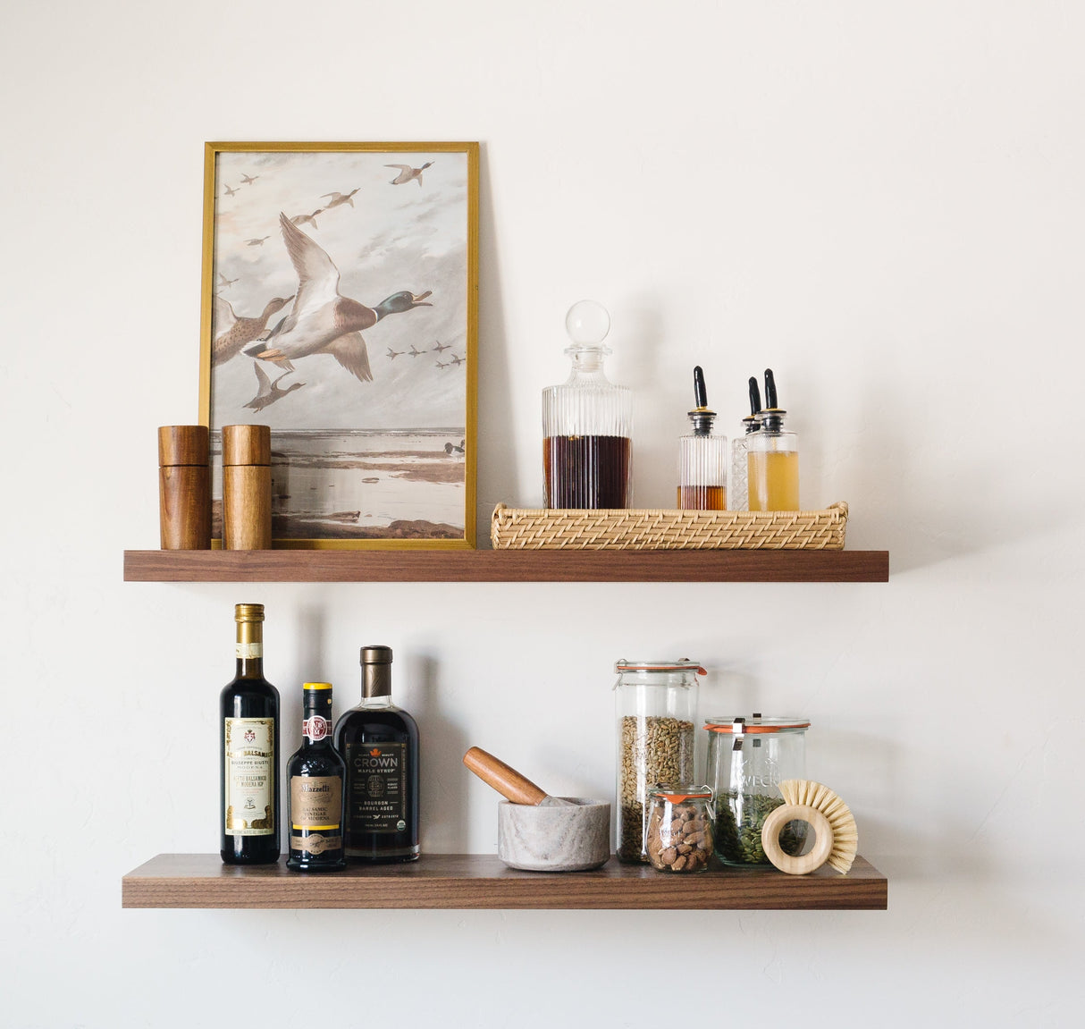 Walnut Floating Shelf