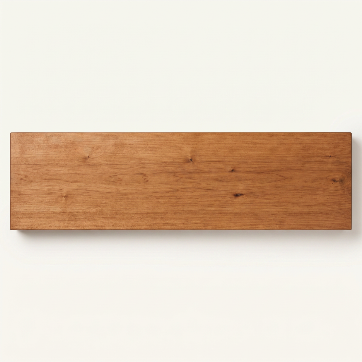 Alder - Natural Clear Coat - Top Down View