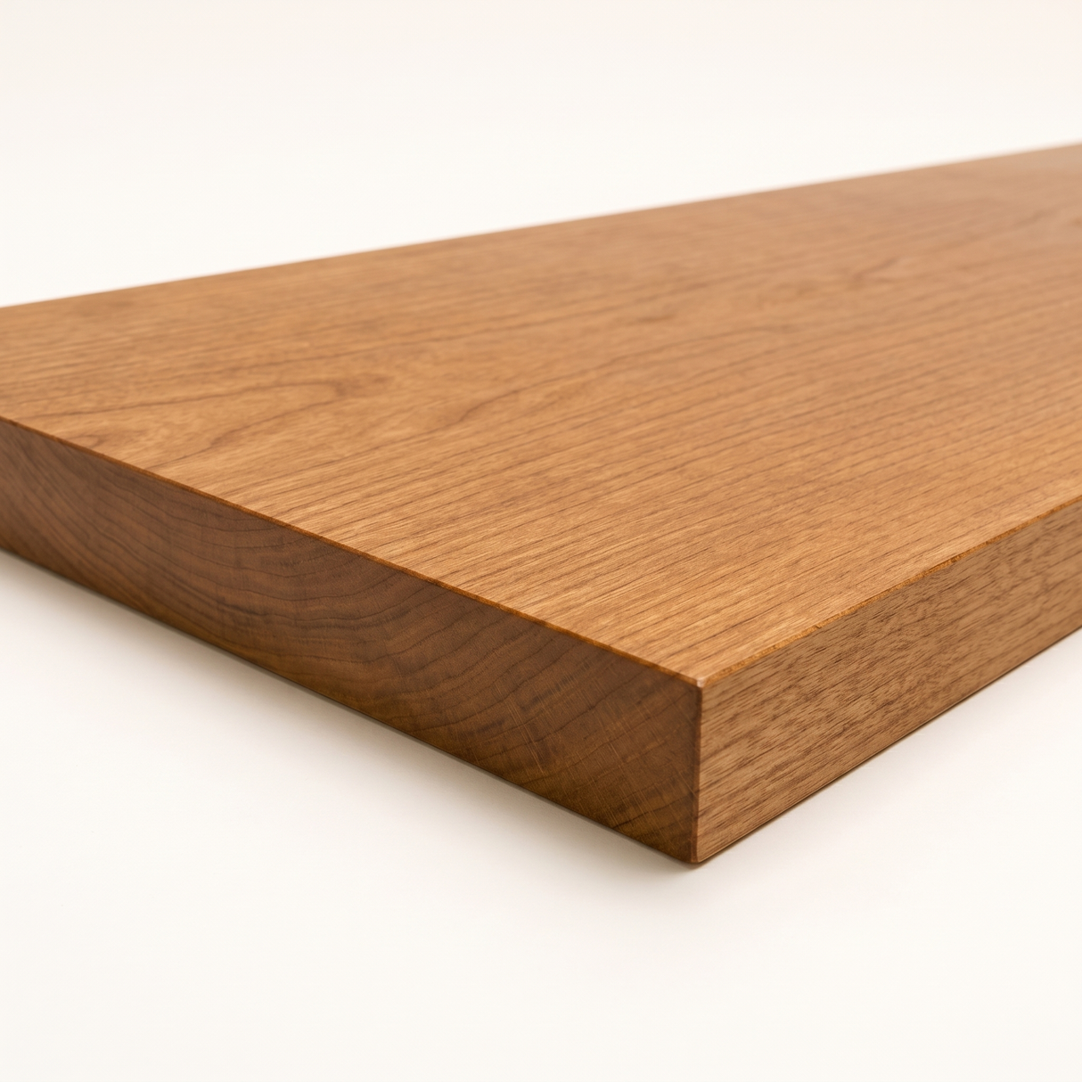 Cherry - Natural Clear Coat - Corner View