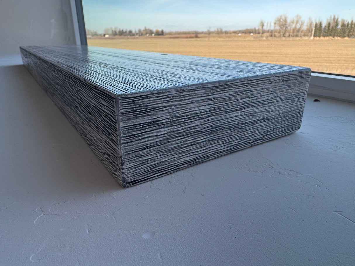 Painted Floating Shelves