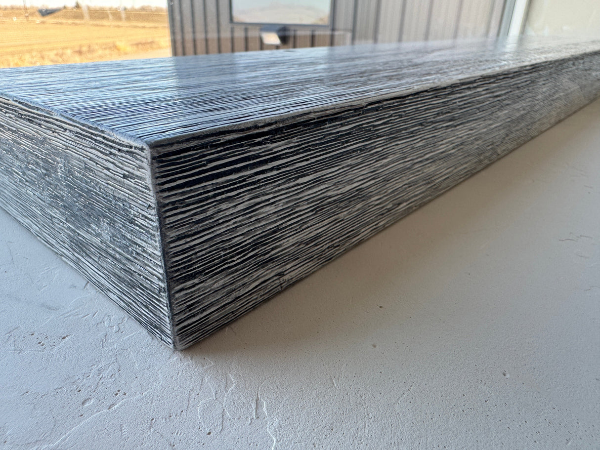 Painted Floating Shelves