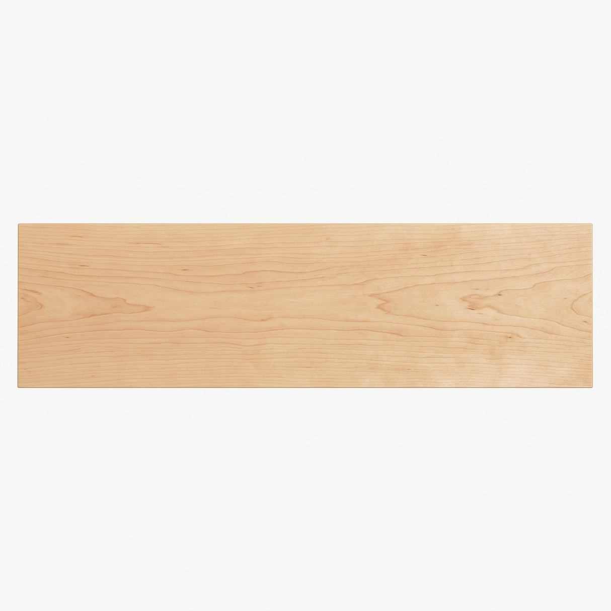 Maple - Natural Clear Coat - Top Down View