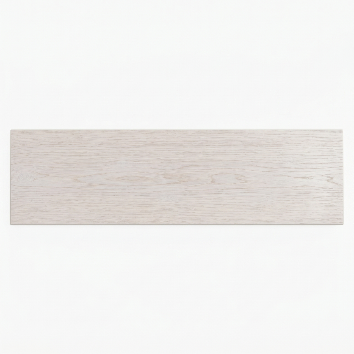 White Oak - Pickled White - Top Down View