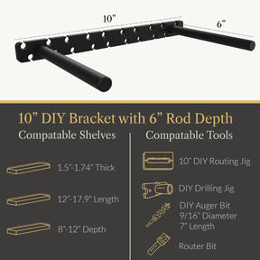 In Stock Studlock DIY Bracket - Ultra Shelf