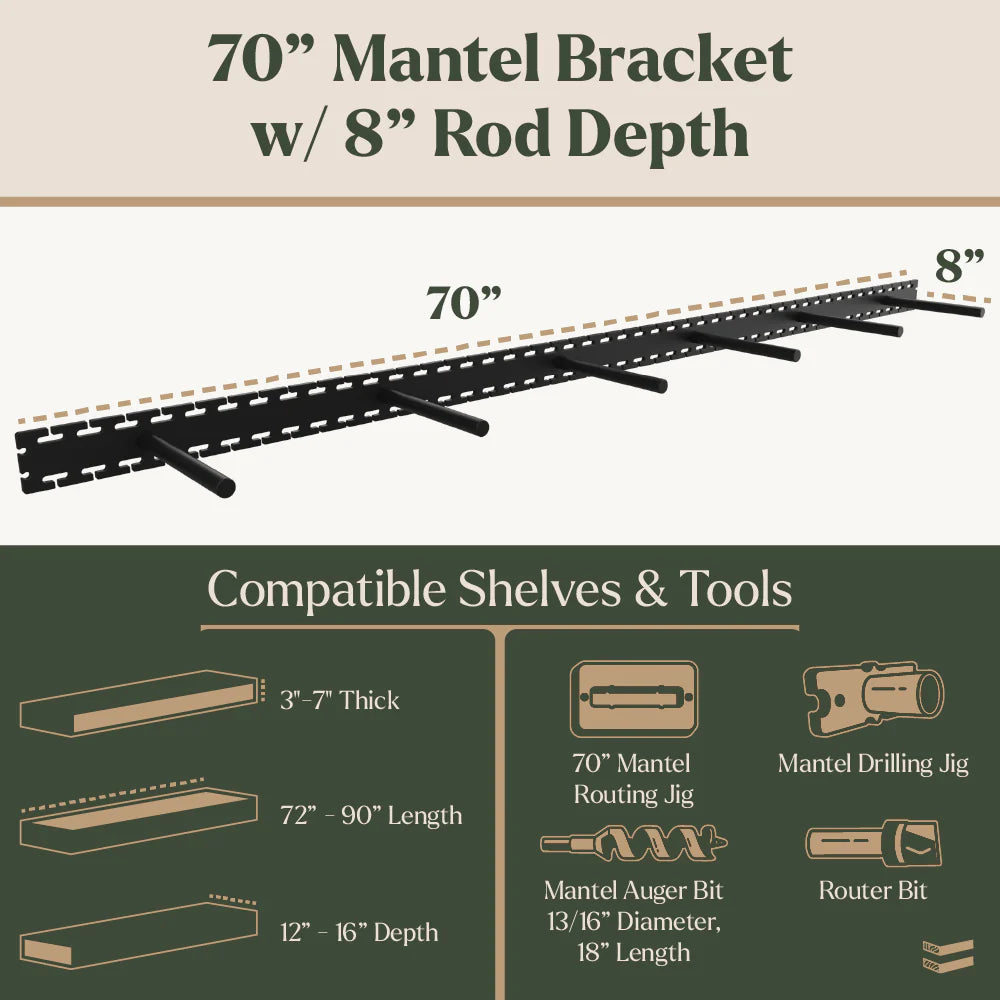 Studlock Mantel Bracket