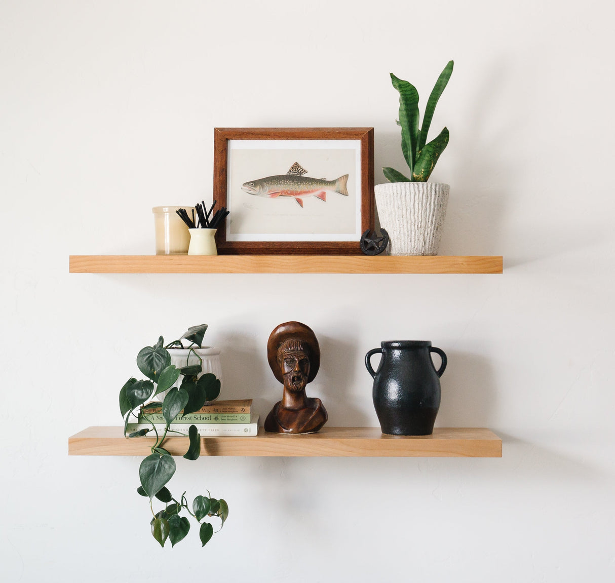 Alder Floating Shelf