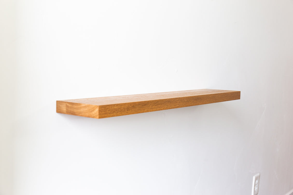 Bestseller White Oak Floating Shelf