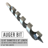 Ultra Auger Bit for Ultra & Mantel Brackets