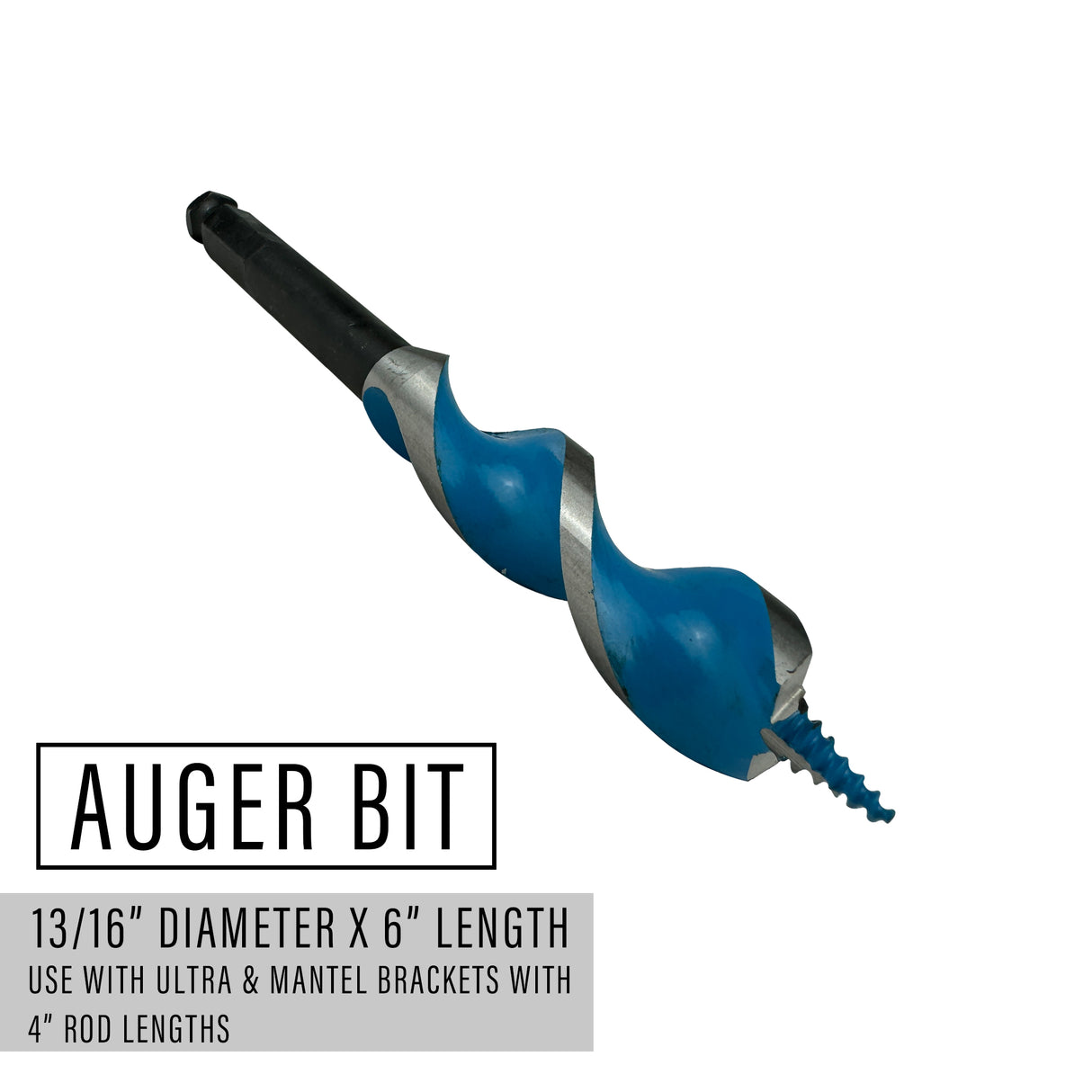 Ultra Auger Bit for Ultra & Mantel Brackets