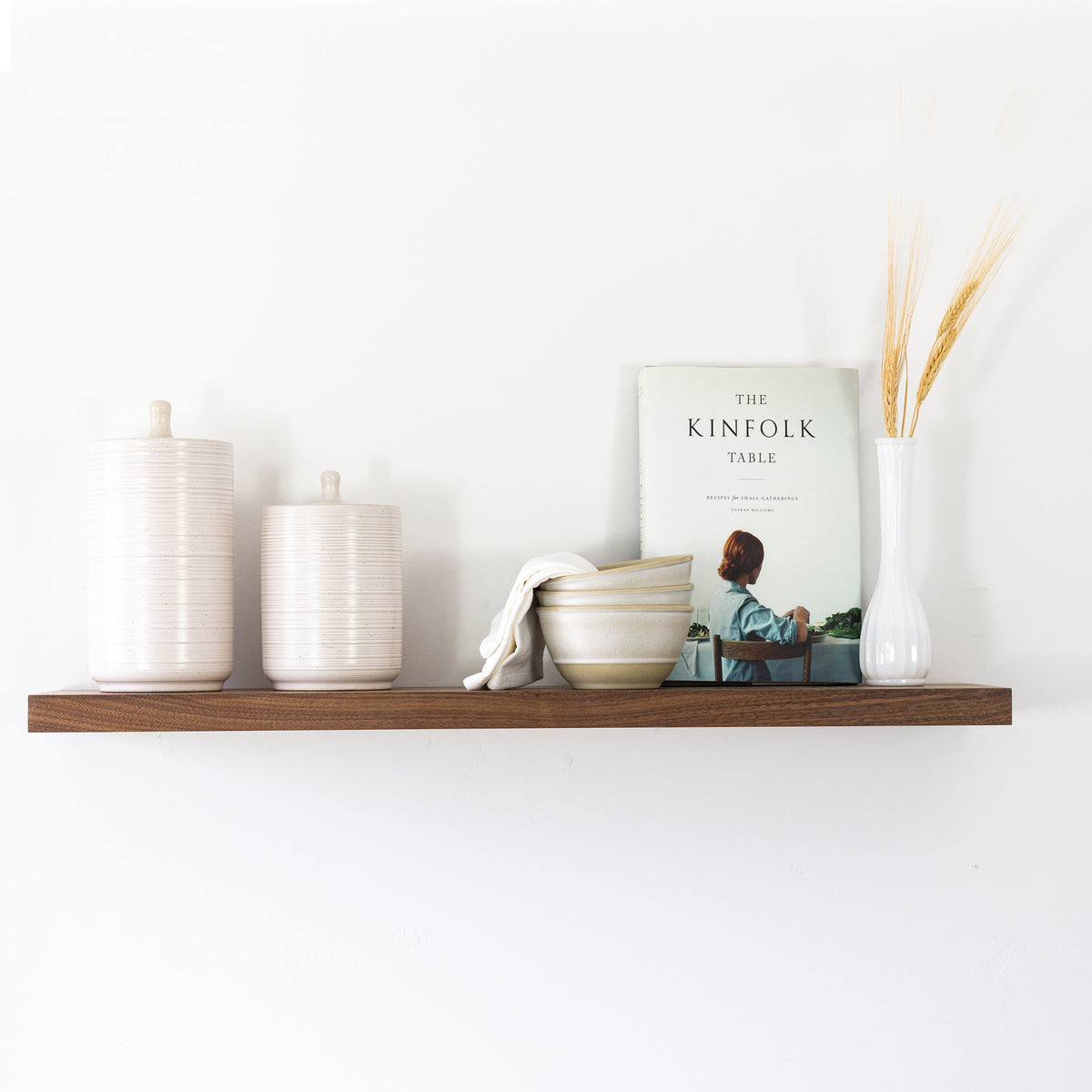 Walnut Floating Shelves | Custom Cut-to-Order – MD Ultrashelf Inc
