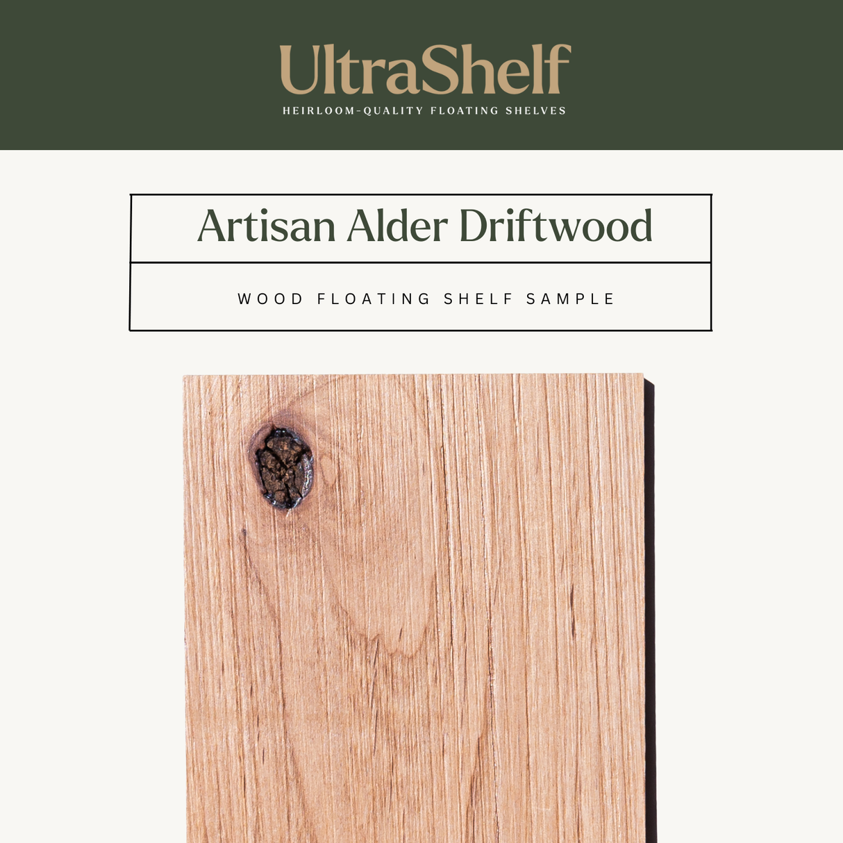 Textured Artisan Alder Shelf
