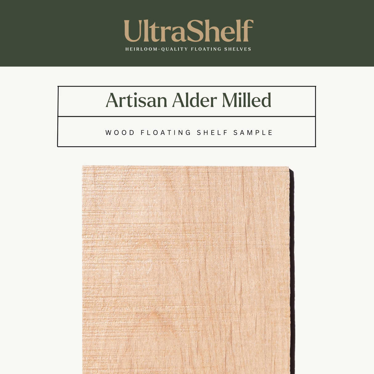 Textured Artisan Alder Shelf