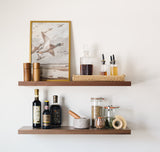 Walnut Floating Shelf