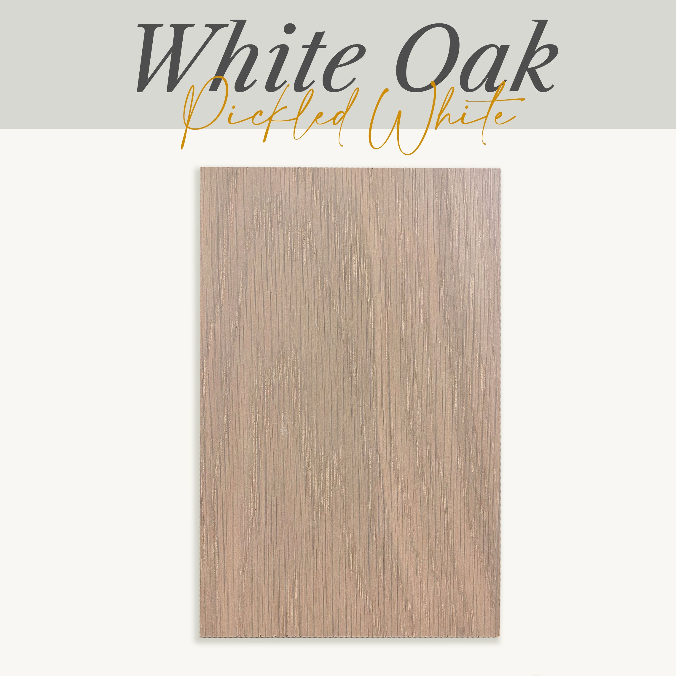 Stained deals white oak