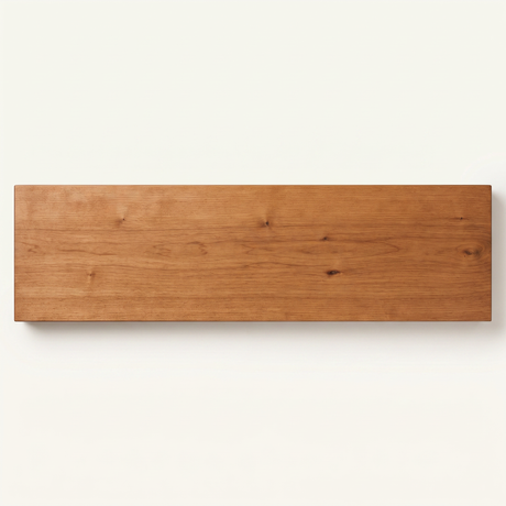 Alder - Natural Clear Coat - Top Down View