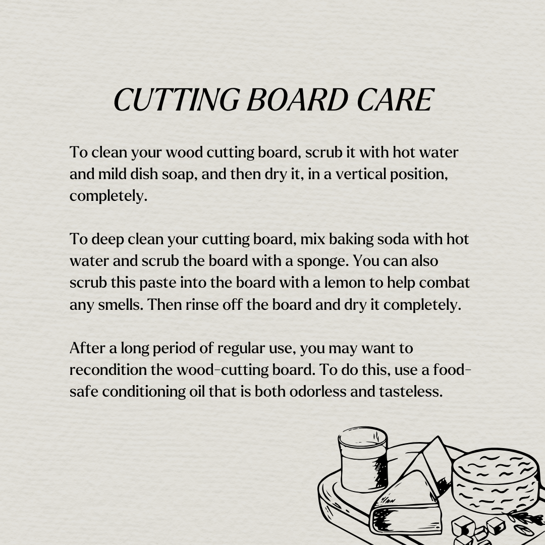 14"x14" Solid Wood Cutting Board