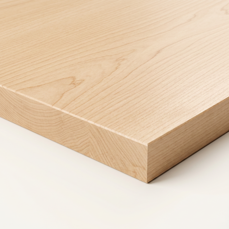 Maple - Unfinished - Corner View