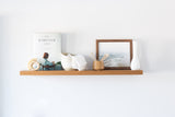 Bestseller White Oak Floating Shelf