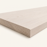 White Oak - Pickled White - Corner View