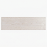 White Oak - Pickled White - Top Down View